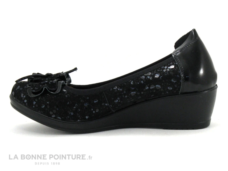 Inea BIME Verni Noir - Ballerine Talon Compense – Image 3