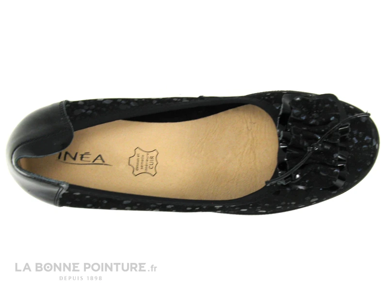 Inea BIME Verni Noir - Ballerine Talon Compense – Image 6