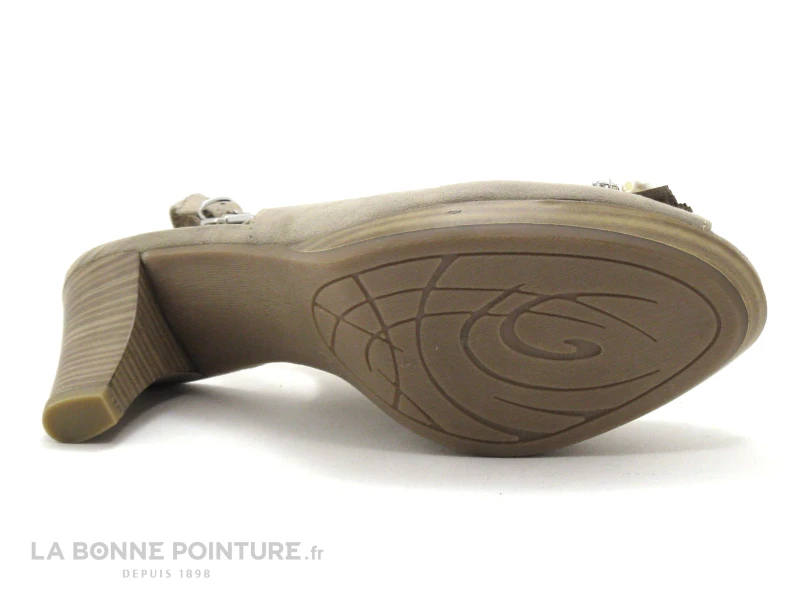 Marco Tozzi 2-29602-20 Taupe - Perles Culture - Sandale Talon – Image 7