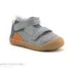 Bopy JET Gris - Orange - Chaussure Ouverte BEBE