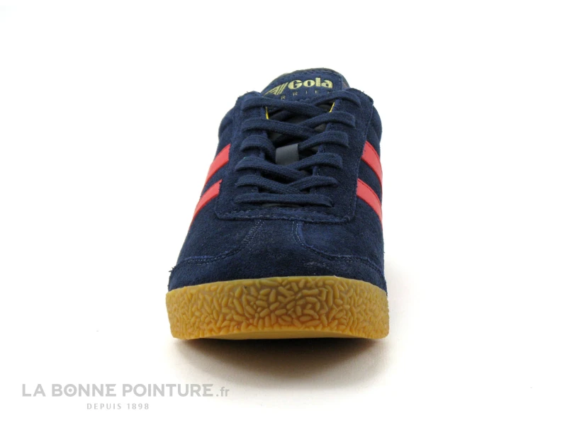 Gola HARRIER Suede Navy Red Sun - Basket Bleu Marine - Rouge – Image 2
