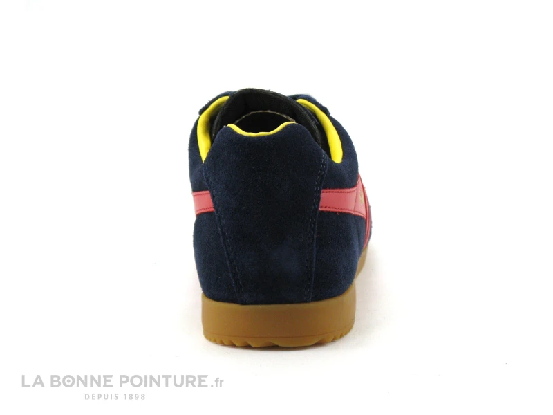 Gola HARRIER Suede Navy Red Sun - Basket Bleu Marine - Rouge – Image 4