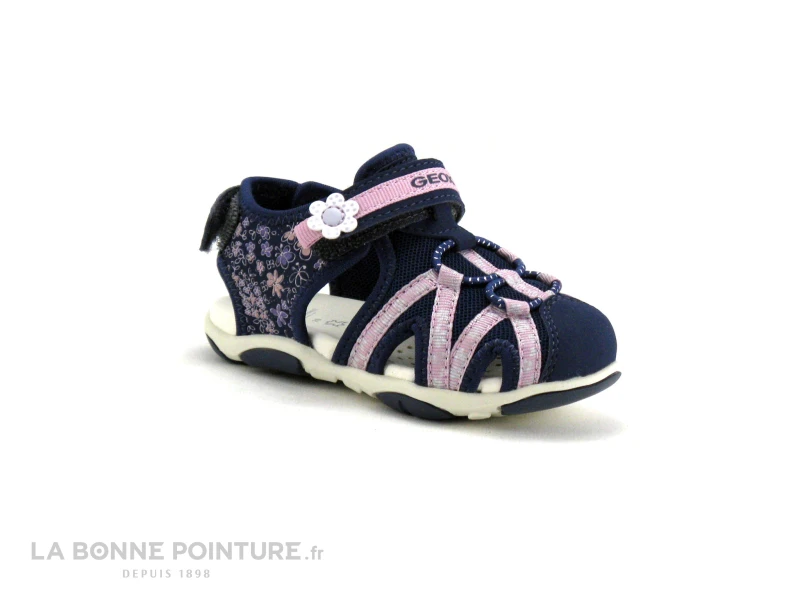 Geox AGASIM - B920ZB Navy - Sandale BEBE Fille