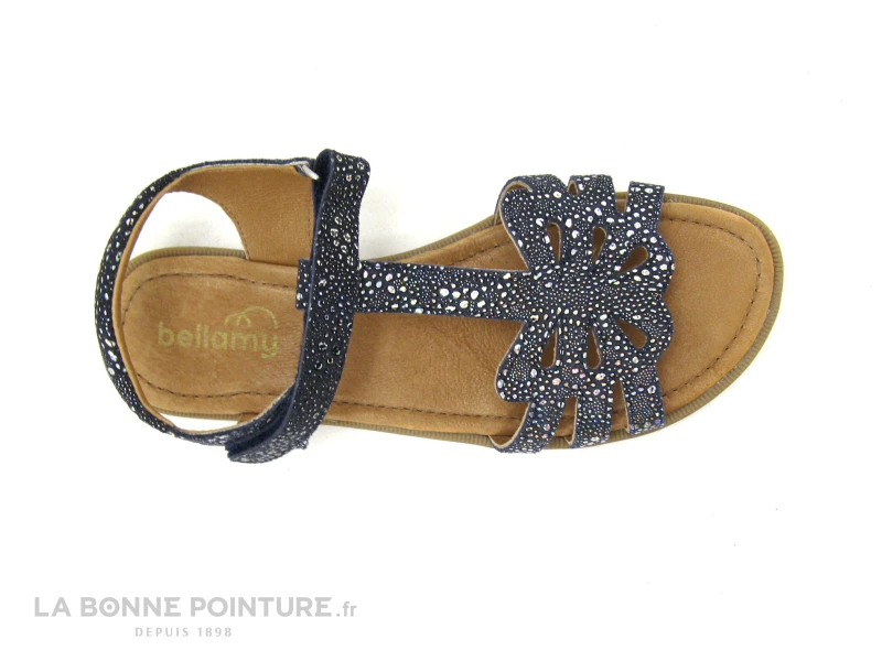 Bellamy TEORI Kalif Marine - Nu-pieds Fille Bleu Marine – Image 4