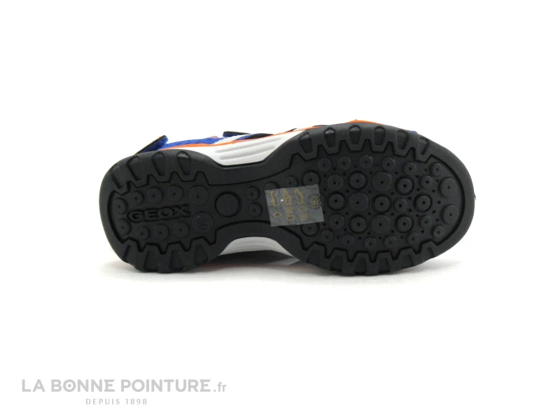 Geox BOREALIS J920RB - Bleu Royal - Orange - Sandale GARCON – Image 7