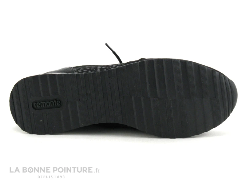 Remonte R2543-42 - Noir - Gris Metal - Pois - Chaussure Montante Femme – Image 7