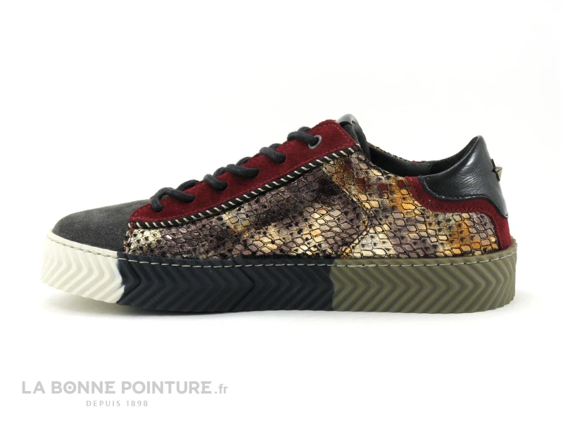 La Vie Est Belle FIGUIER - Basket Basse Femme - Gris Bronze Bordeaux – Image 3