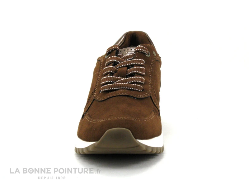 Marco Tozzi 2-23734-27 Cognac - Basket Femme Velours Marron – Image 2