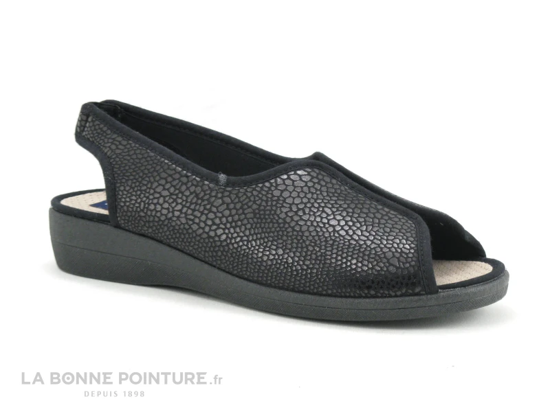 Neles ROPAFA Noir Brillant - Pantoufle Bride Arriere – Image 5