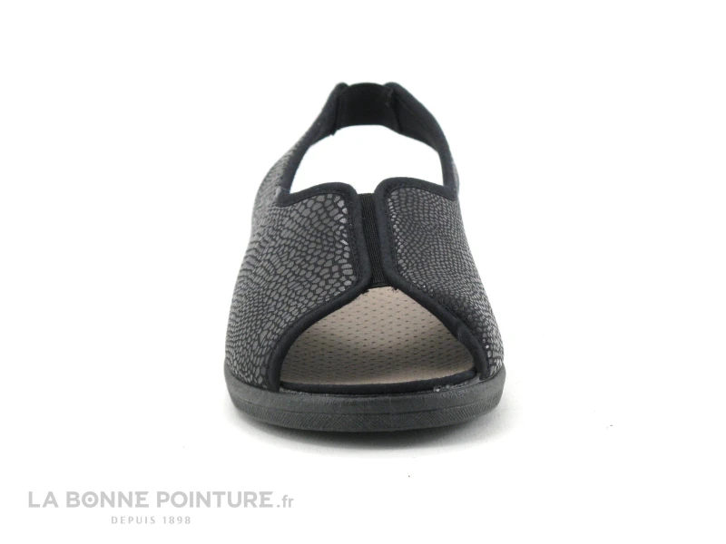 Neles ROPAFA Noir Brillant - Pantoufle Bride Arriere – Image 2