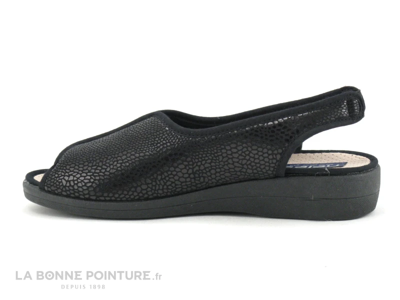 Neles ROPAFA Noir Brillant - Pantoufle Bride Arriere – Image 3