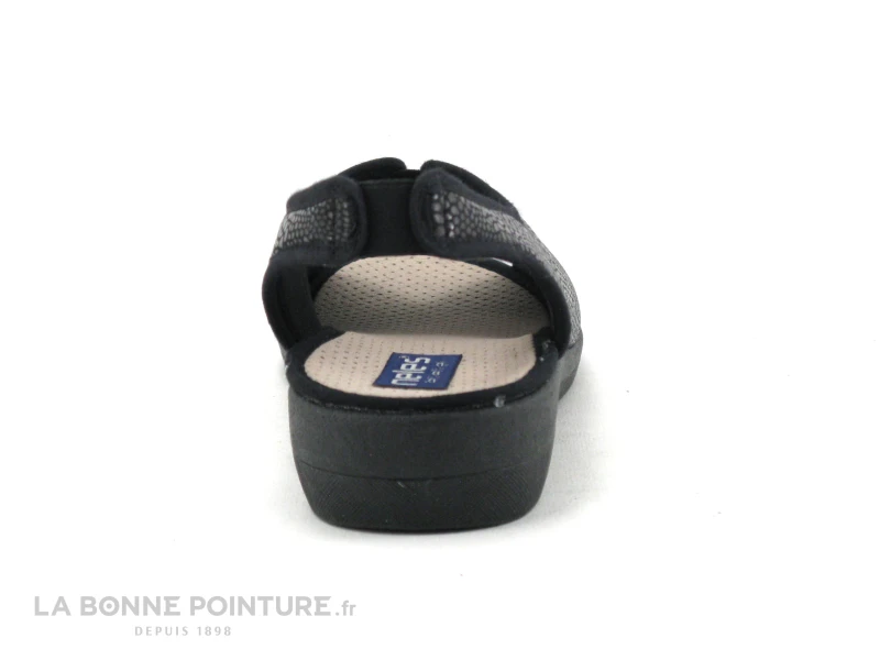 Neles ROPAFA Noir Brillant - Pantoufle Bride Arriere – Image 4
