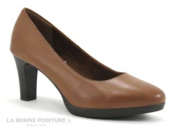 Tamaris 1-22410-29 Cognac - Escarpin Marron - Talon Haut