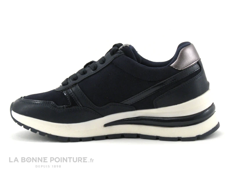 Tamaris 1-23709-27 Navy - Sneakers Bleu Marine -Semelle Compensee – Image 3