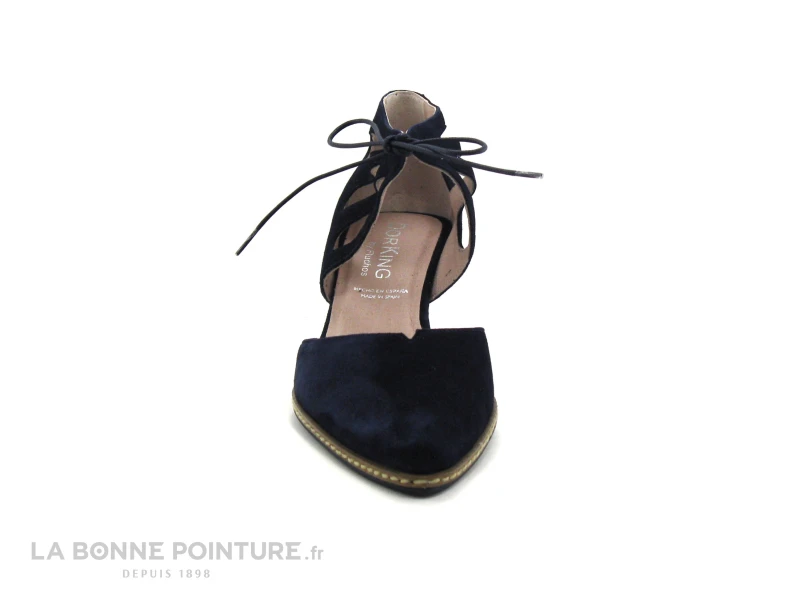 Dorking D7394-AC Bleu Marine - Escarpin - Lacet – Image 2