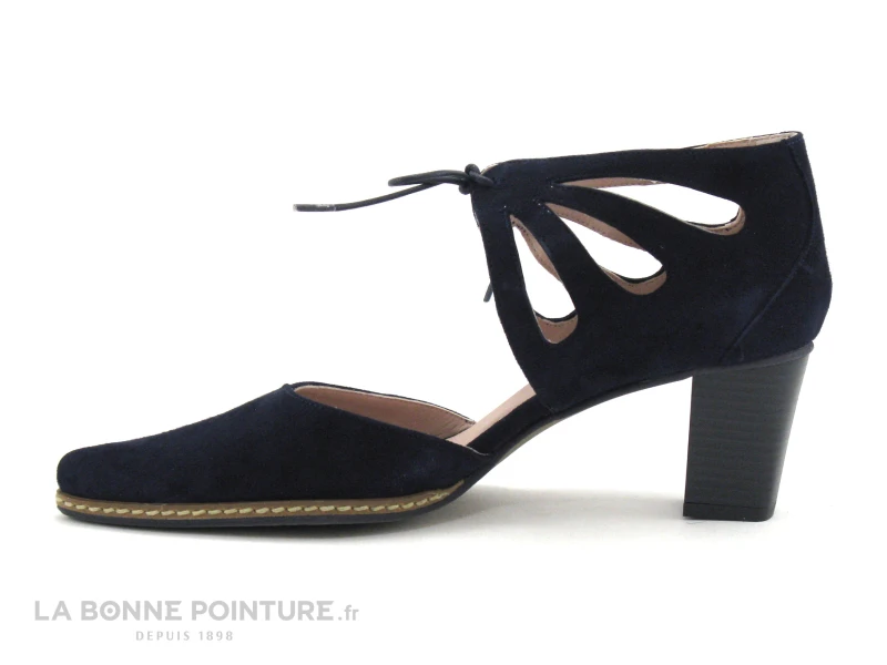 Dorking D7394-AC Bleu Marine - Escarpin - Lacet – Image 3
