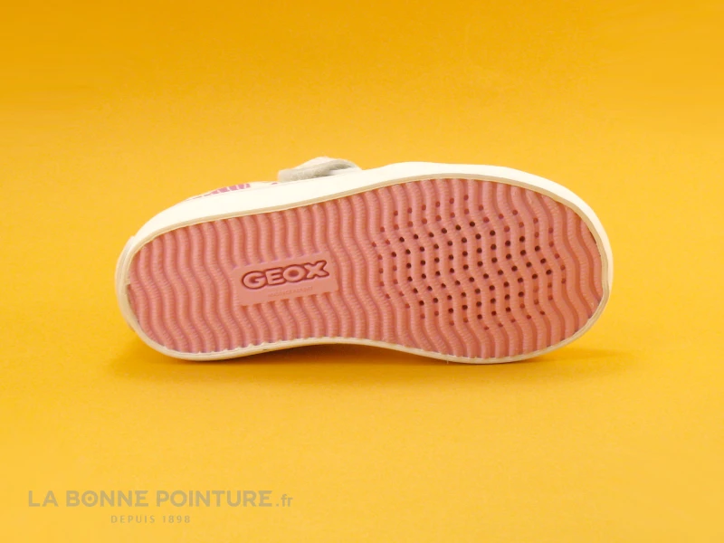 Geox SP GISLI J024NB Blanc Rose Love - Basket Fille – Image 7