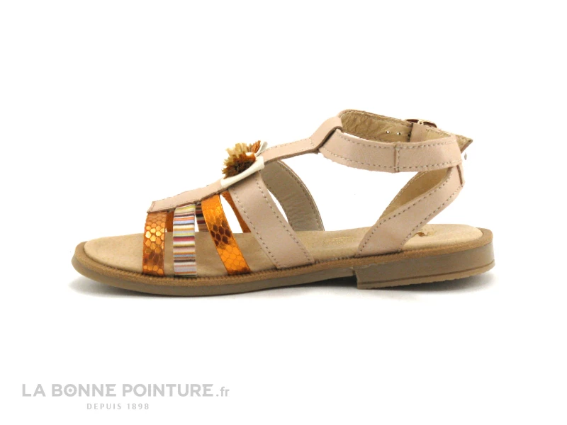 MKids MEPOI - Rose Nude - Orange Cuivre - Sandale Fille – Image 3