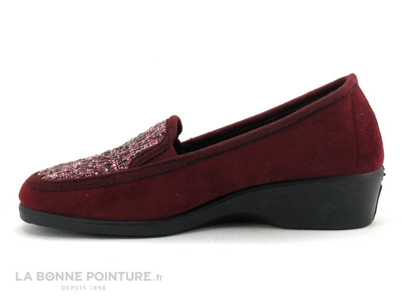 Semelflex JANET Bordeaux - Chausson Femme A Petit Talon – Image 3