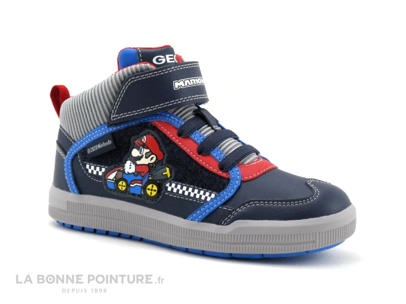 Geox MARIOKART J164AB - Arzach - Navy Royal - Basket Montante â Image 5