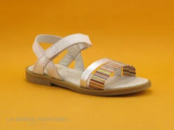 MKids METUS Blanc Argent Multicolore - Nu-pieds Fille