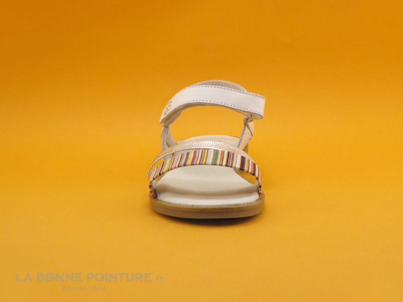 MKids METUS Blanc Argent Multicolore - Nu-pieds Fille – Image 2