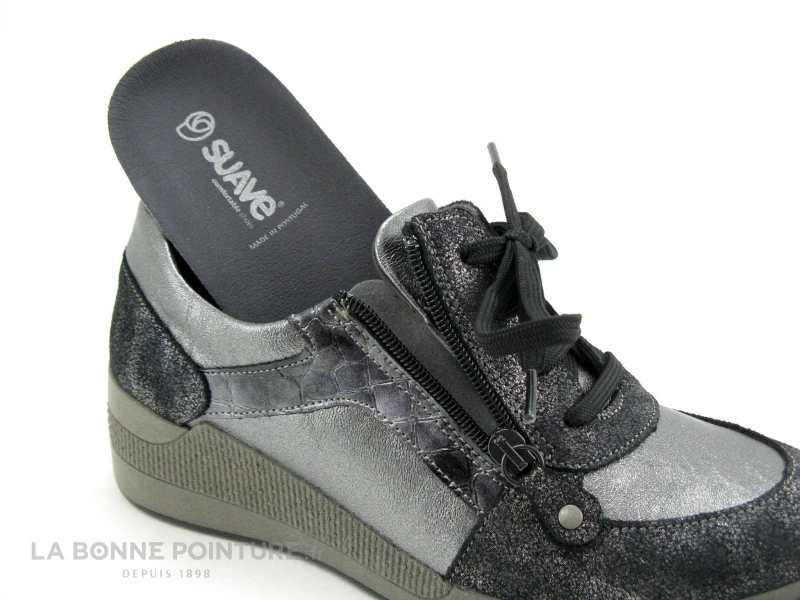 Suave VERONA 11001T Jade Acero Navy - Basket Argent Femme – Image 5