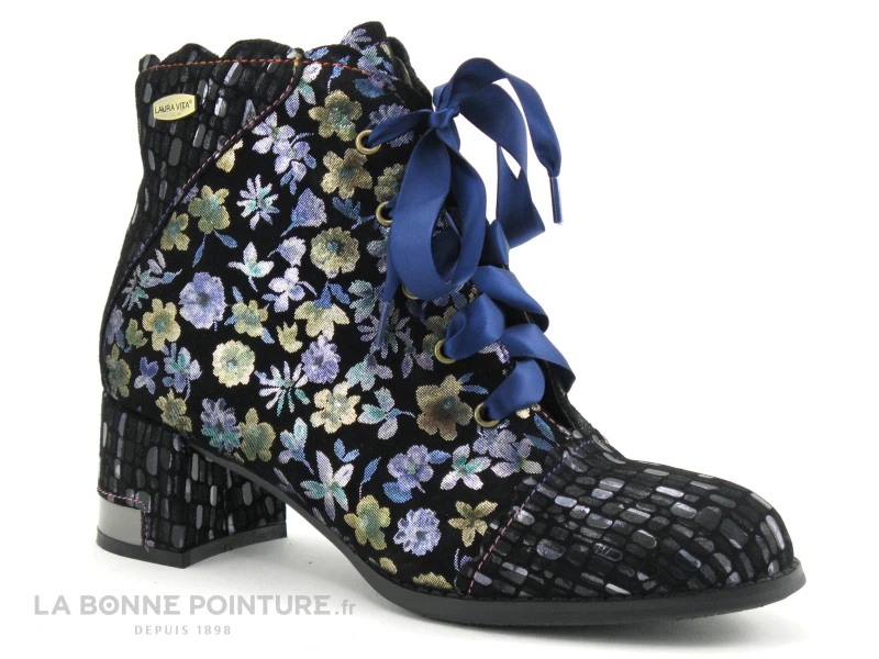 Laura Vita GYCROO 11 Acier - Boots Femme Petit Talon – Image 5