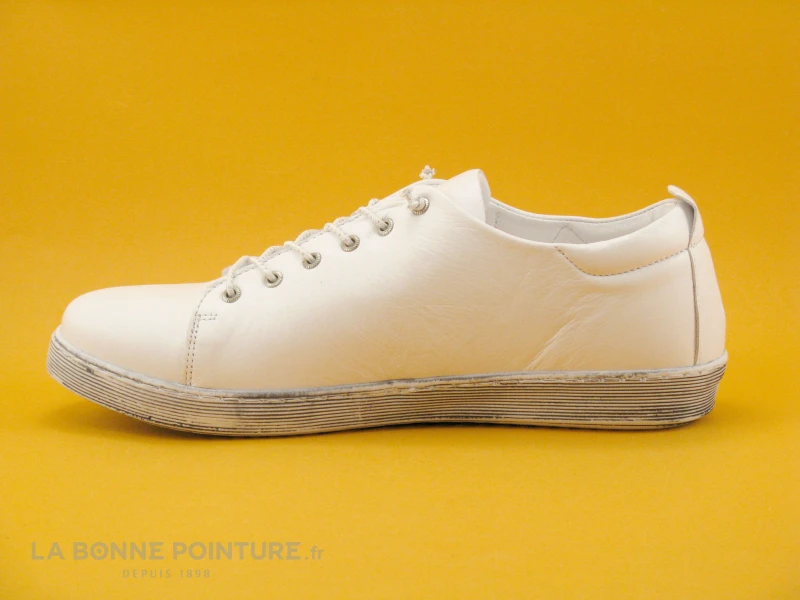Andrea Conti 0347891 - Basket Femme En Cuir Blanc – Image 3