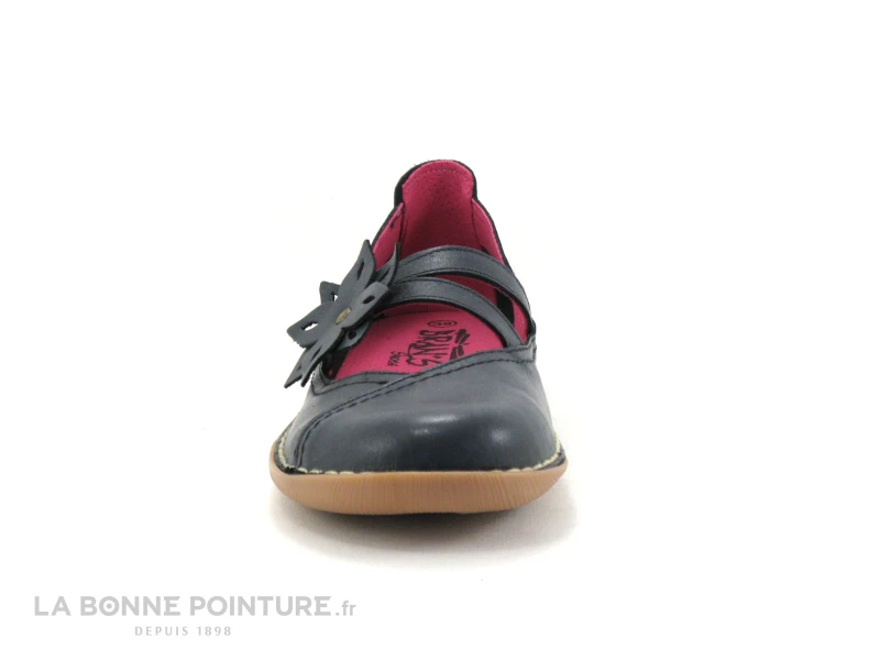 Brans 4002 Noir - Ballerine Femme - Fleur Cuir – Image 2