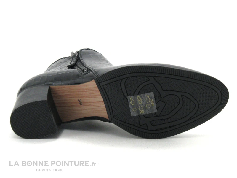 MamZelle TILIA Croco Verni Noir - Boots Mode Femme – Image 7