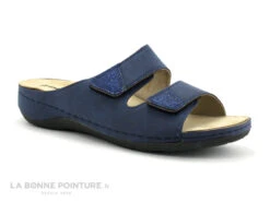 Inblu CONDIBES WD133F03 Bleu Marine - Mule Velcro Femme