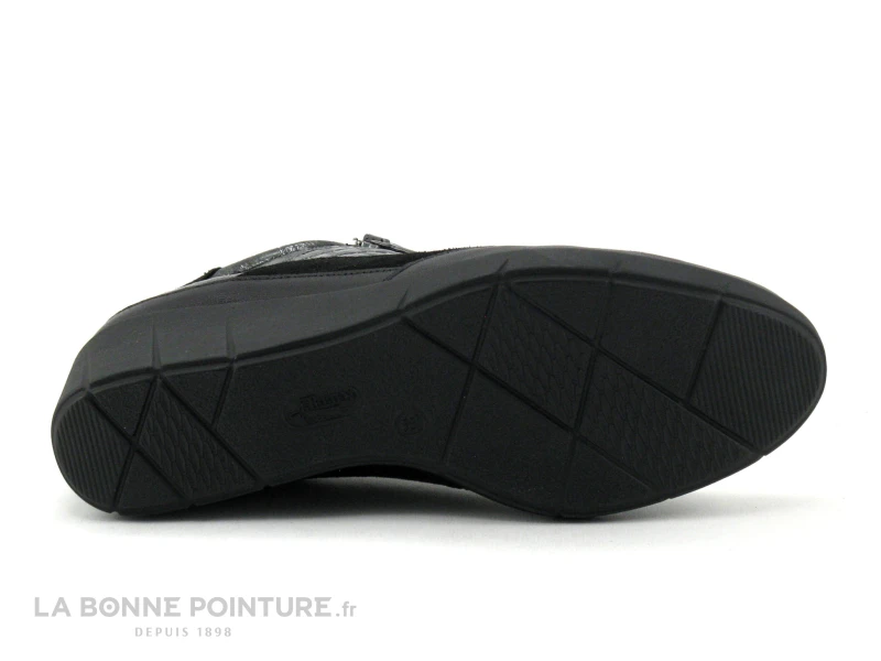 Pedi Girl GIFAR Anthracite Croco - Chaussure Compensee Avec Zip – Image 7