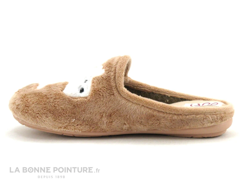 Ouf TACHIEN Saumon - Chien Blanc - Pantoufle Mule Femme – Image 3