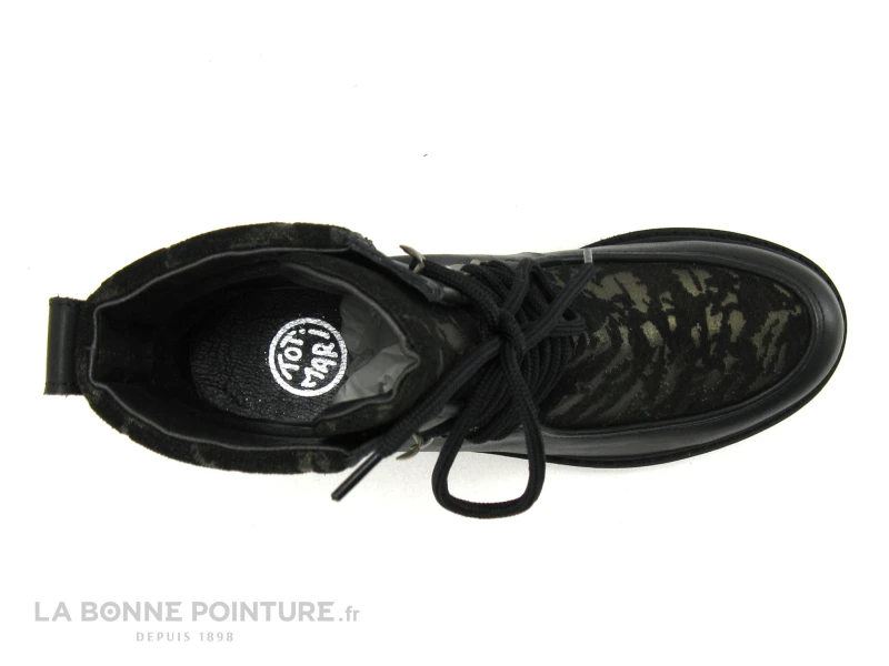 Hooper LORETA Noir - Bottine A Lacet Femme Cuir Noir – Image 6