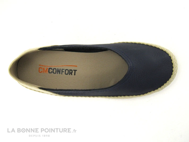 CM Confort 217 48001600 Bleu Marine - Beige - Ballerine Compensee – Image 3