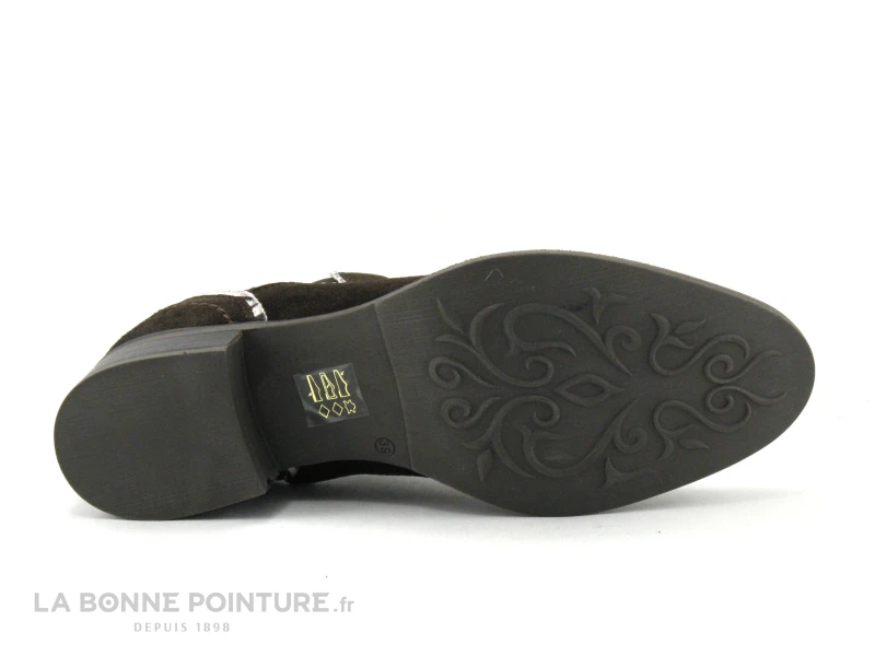 La Vie Est Belle - CACTUS Ebene - Boots Chelsea Femme Marron Fonce – Image 7