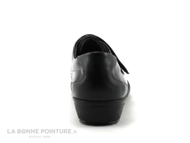 Suave LONDON 8010T - Noir - Noir Verni - Chaussure Femme Avec Velcro – Image 4