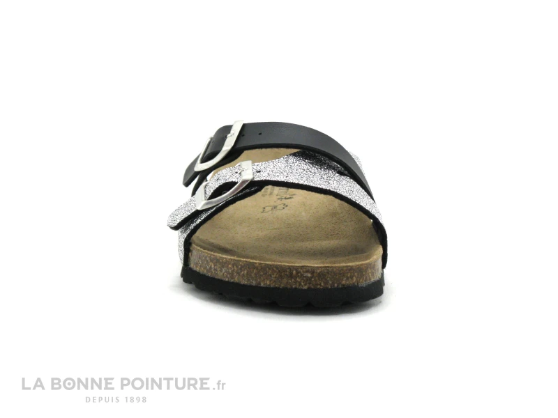 Autenti 689156 Noir Argent - Mule Femme – Image 2