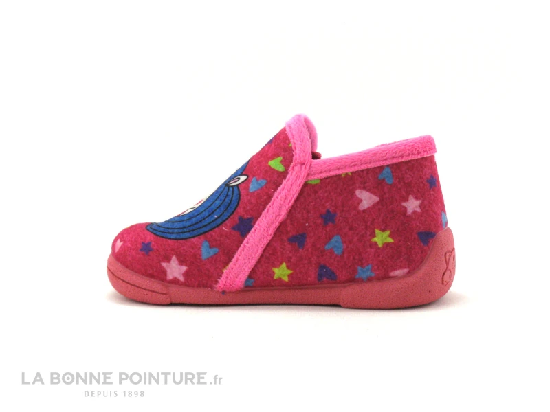 Michu Shoes 2578 - Rose Licorne - Chausson BEBE Fille – Image 3