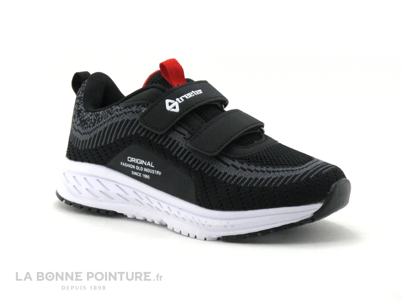 Streeter LAPALOS Noir - 2 Velcros - Basket Enfant