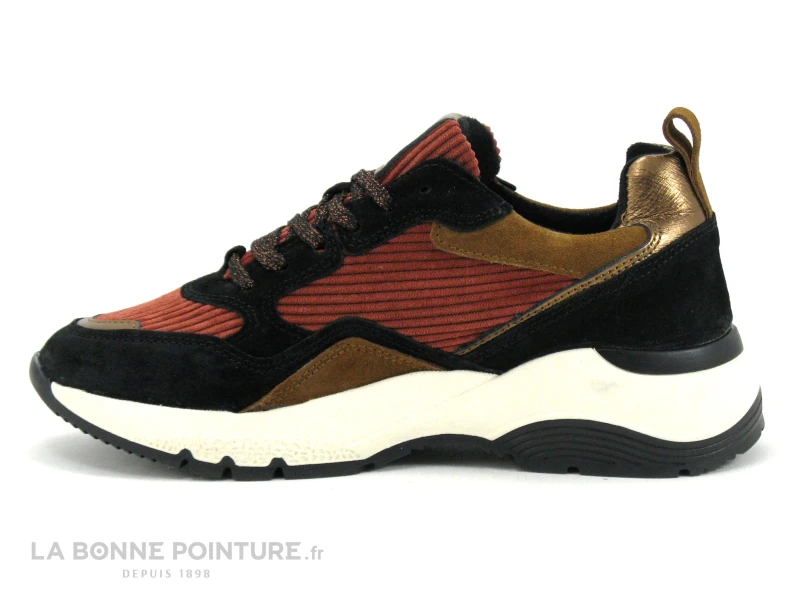 Pretty Love J5612 X258 Noir Or Tomette - Basket Ville Femme – Image 3