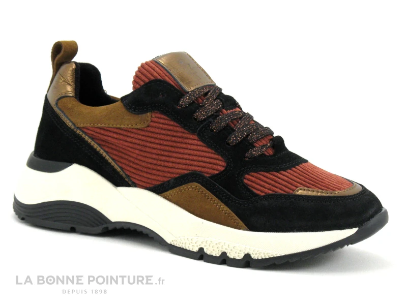 Pretty Love J5612 X258 Noir Or Tomette - Basket Ville Femme – Image 5