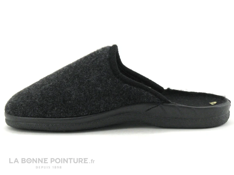 Lollans - Pantoufle Mule En Textile Epais Gris - Homme - 002B-049 – Image 2