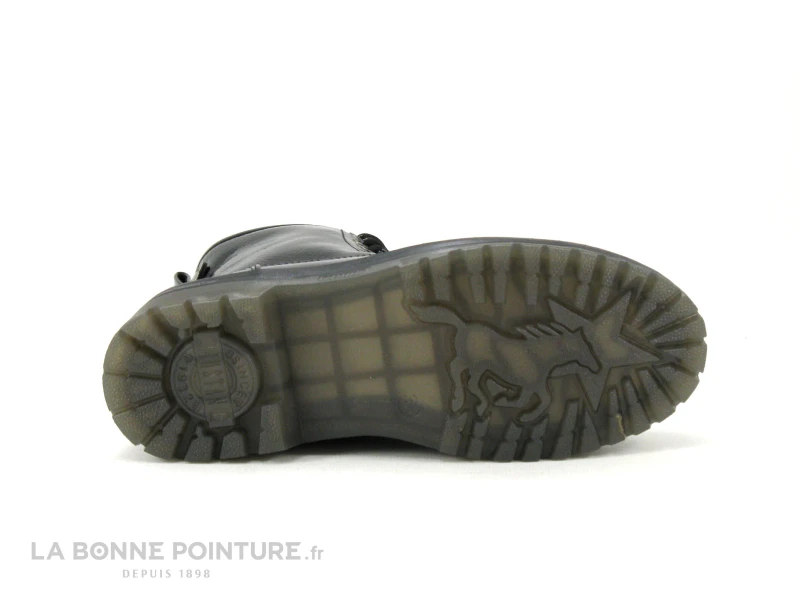 Mustang 5058-603-9 Noir Verni - Bottine Fille Lacet Et Zip – Image 7