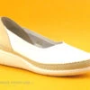 CM Confort 217 48001600 Blanc Beige - Ballerine Compensee