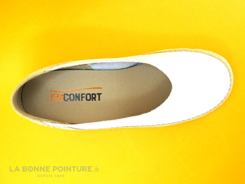 CM Confort 217 48001600 Blanc Beige - Ballerine Compensee – Image 7