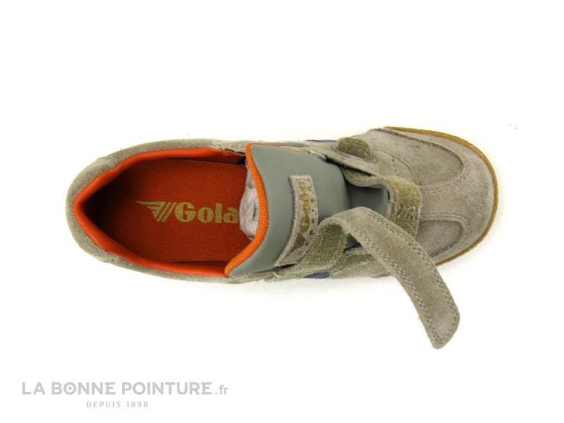 Gola HARRIER STRAP Rhino Navy Orange - Basket Grise - 2 Velcros – Image 6