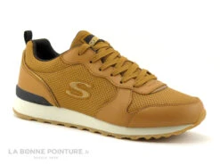 Skechers OG 85 PORTHOLE Wheat - Basket Femme Marron Camel