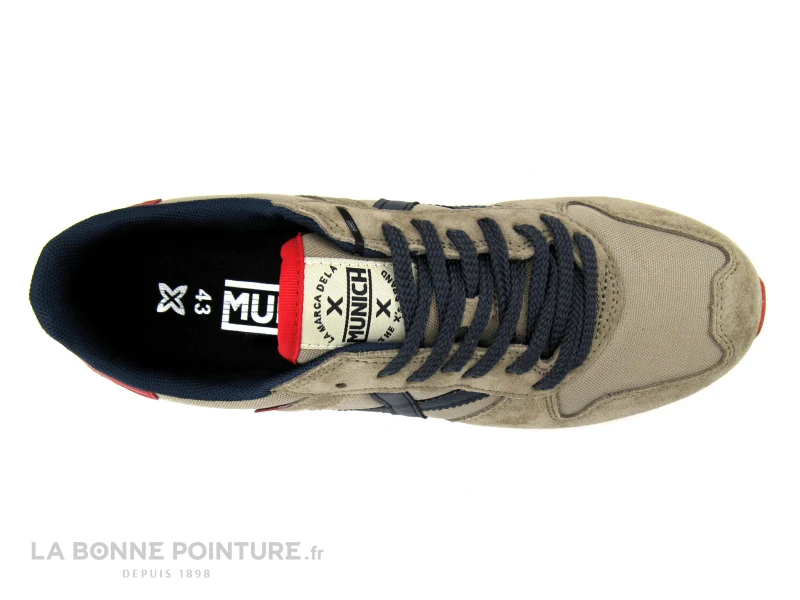 Munich MASSANA 437 Beige Bleu Rouge - Sneakers Mode Homme – Image 6